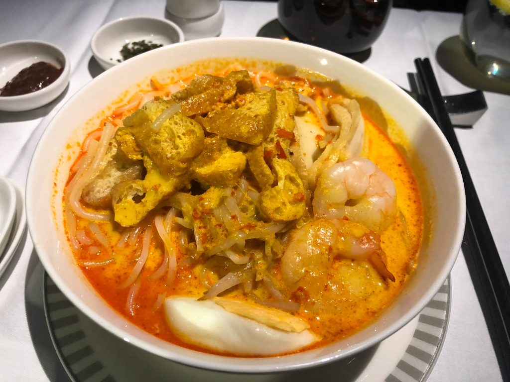 Laksa entree meal