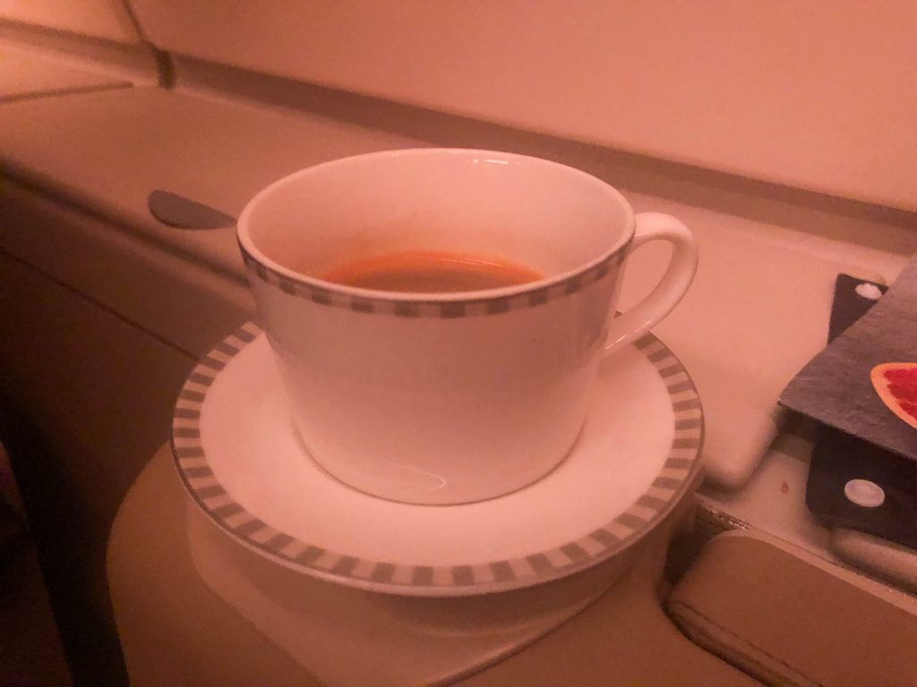 Singapore airlines a380 espresso