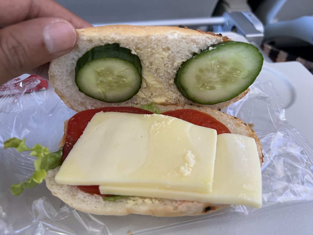 Turkish Airlines 737 Economy Sandwich 2