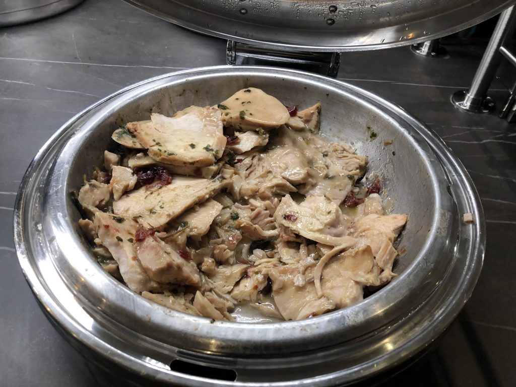 Hot Bar Turkey Dish