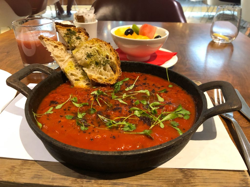 virgin atlantic clubhouse shakshuka