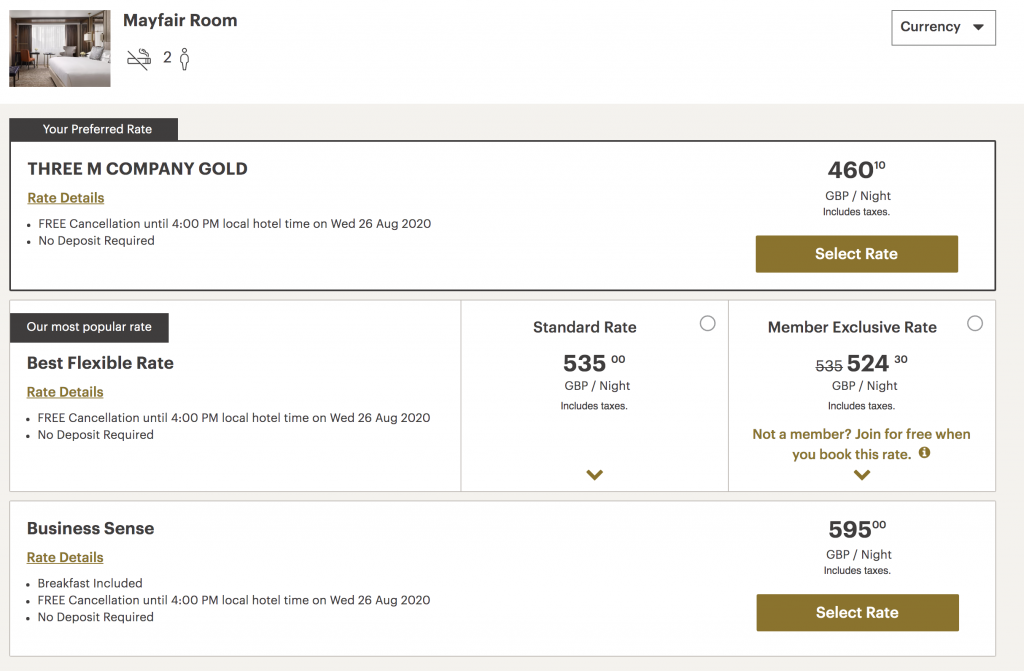 IHG Compare Rates